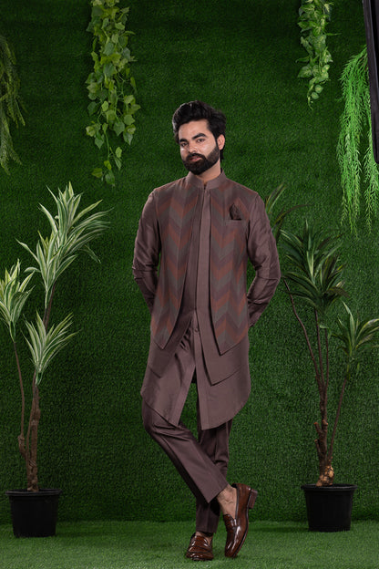 LONG JACKET WITH KURTA