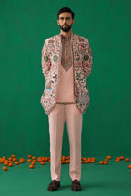 ANKIT CHOPRA IN FOUNTAIN PINK JODHPURI SET