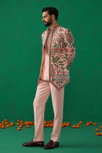 ANKIT CHOPRA IN FOUNTAIN PINK JODHPURI SET