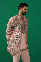 ANKIT CHOPRA IN FOUNTAIN PINK JODHPURI SET