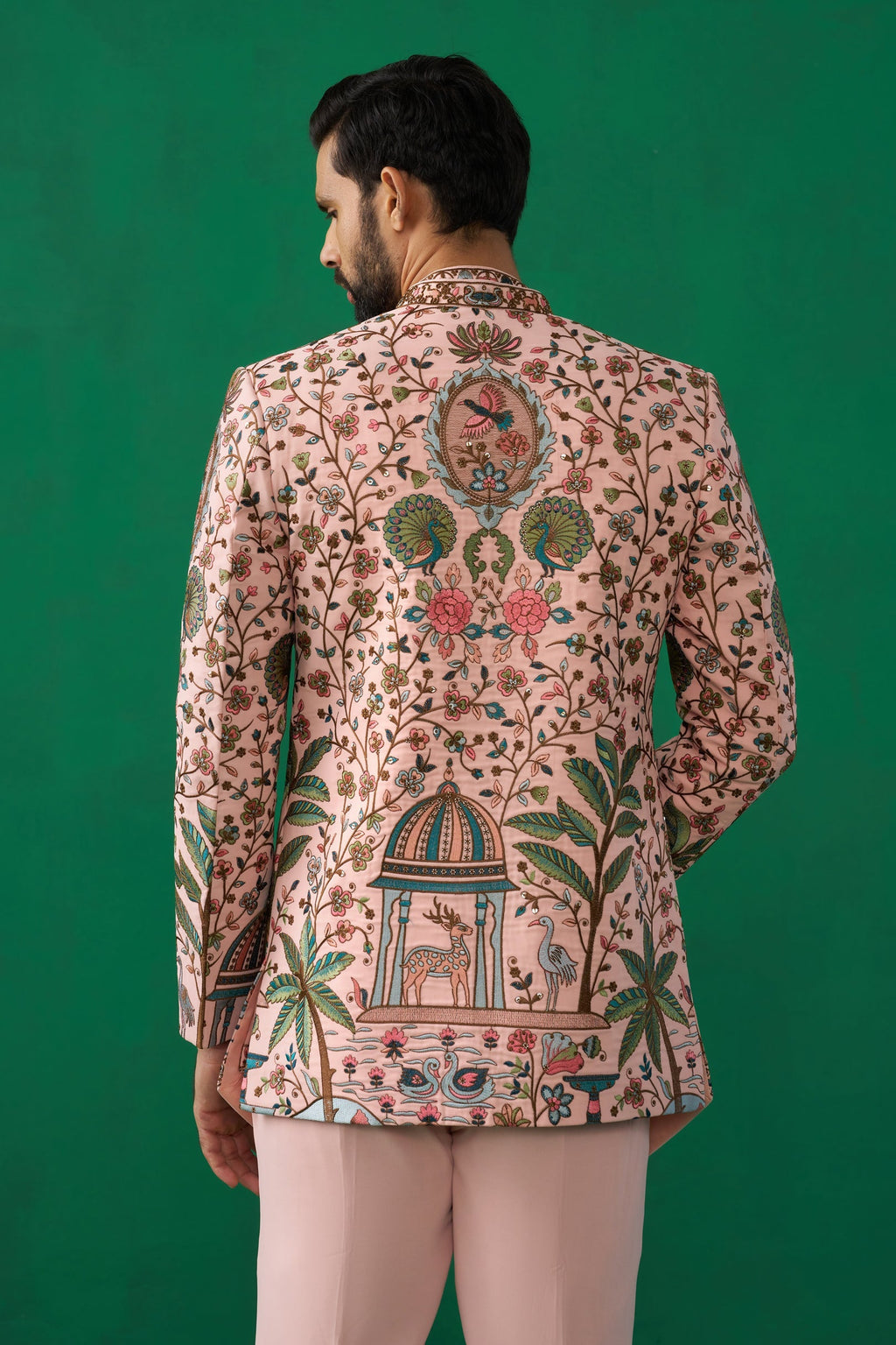 ANKIT CHOPRA IN FOUNTAIN PINK JODHPURI SET