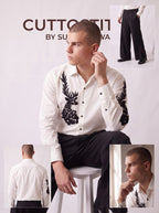 The Midnight Stag Ivory Shir