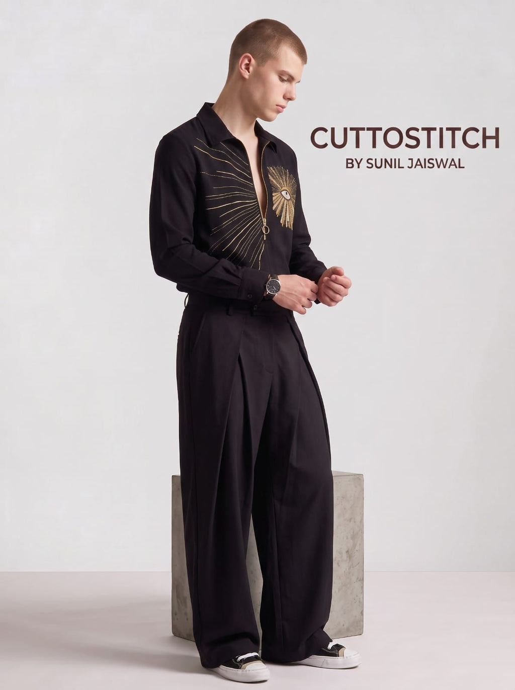 The Divine Gaze Zip-Shirt