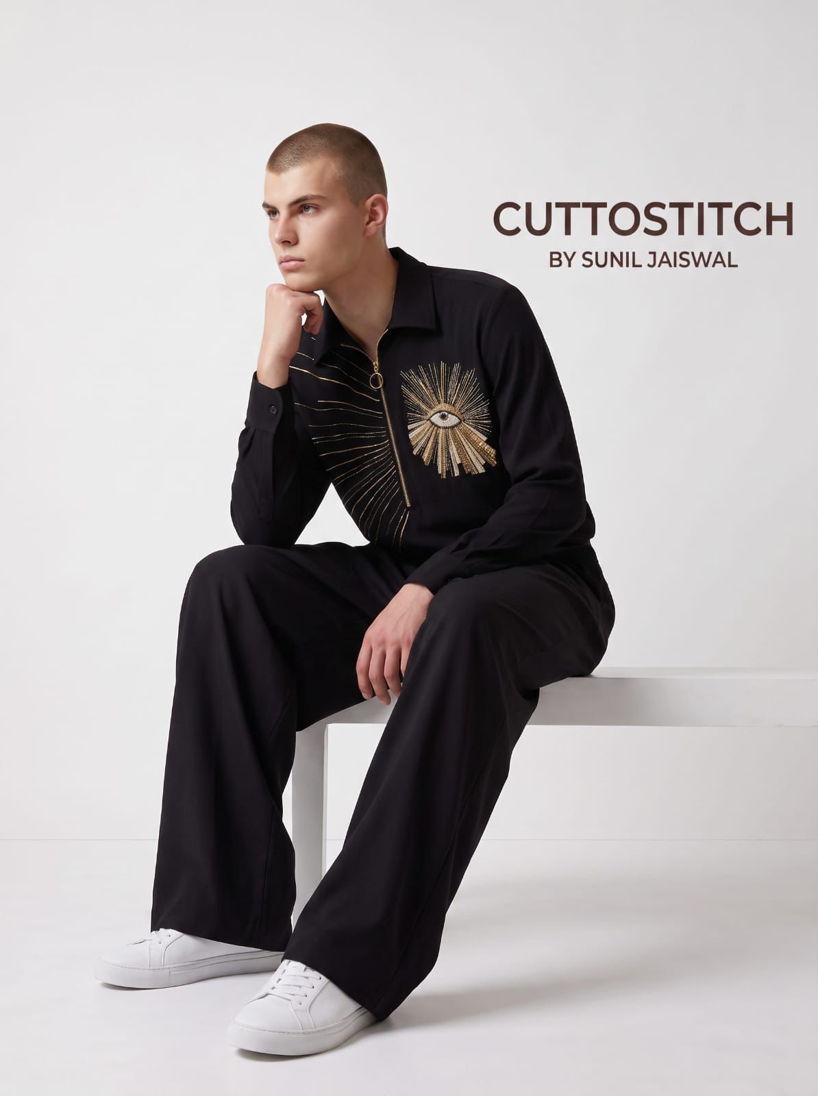 The Divine Gaze Zip-Shirt