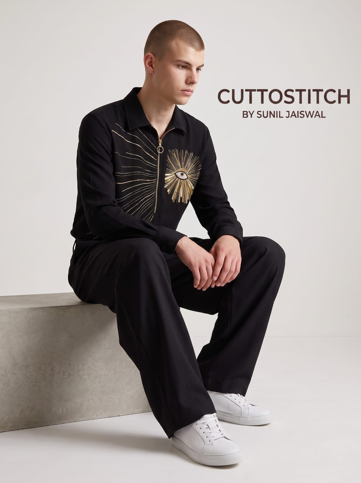 The Divine Gaze Zip-Shirt