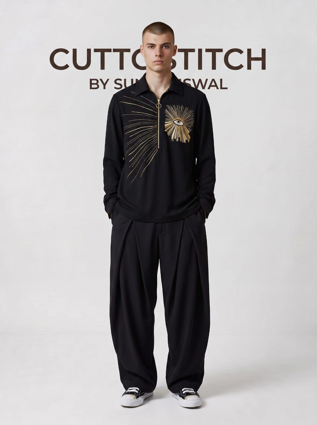 The Divine Gaze Zip-Shirt