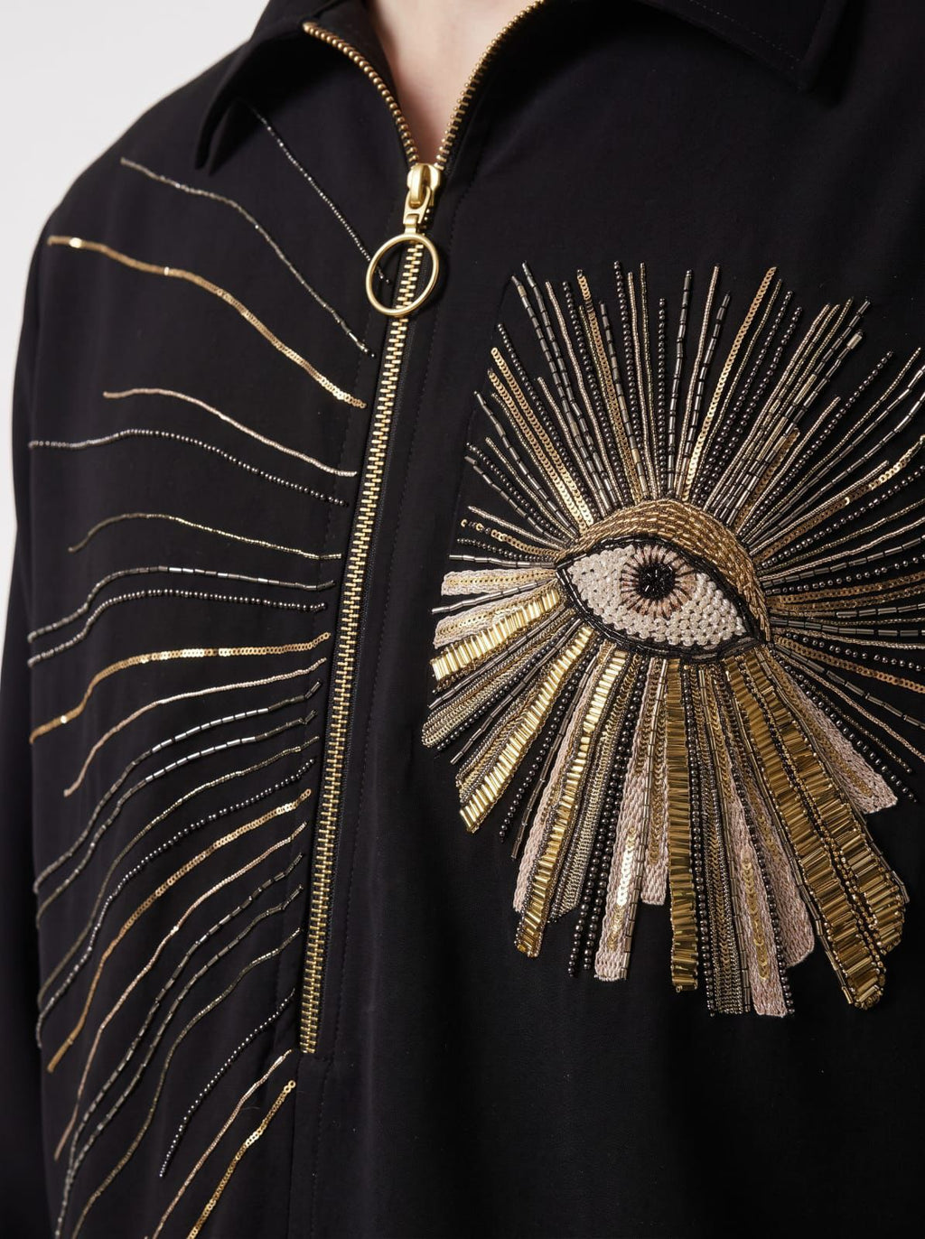 The Divine Gaze Zip-Shirt