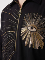 The Divine Gaze Zip-Shirt