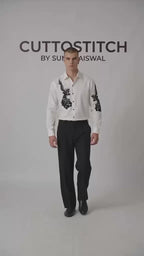 The Midnight Stag Ivory Shir