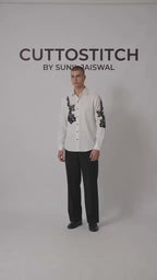 The Midnight Stag Ivory Shir