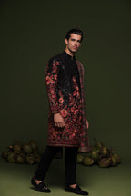 Lakshay Gaur in Madhav Multi Kurta set with trouser and Dupatta