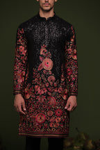 Lakshay Gaur in Madhav Multi Kurta set with trouser and Dupatta